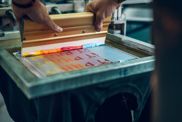 sérigraphie - technique application